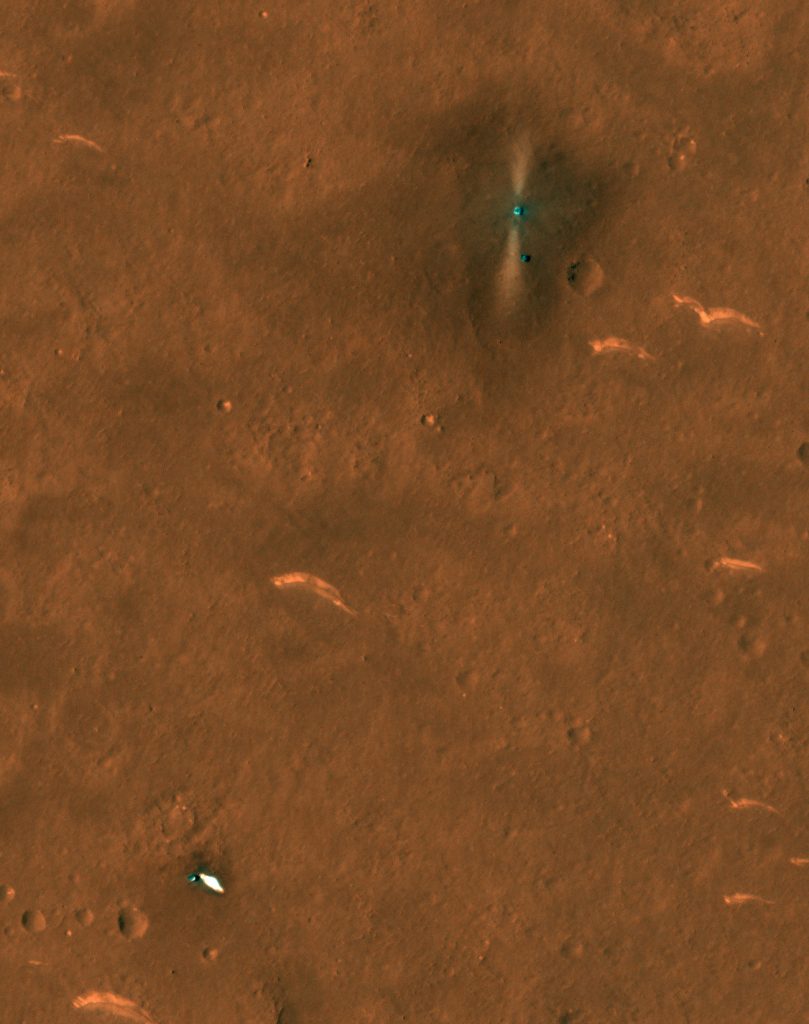 Câmera da Nasa registra imagens do rover chinês Zhurong em Marte